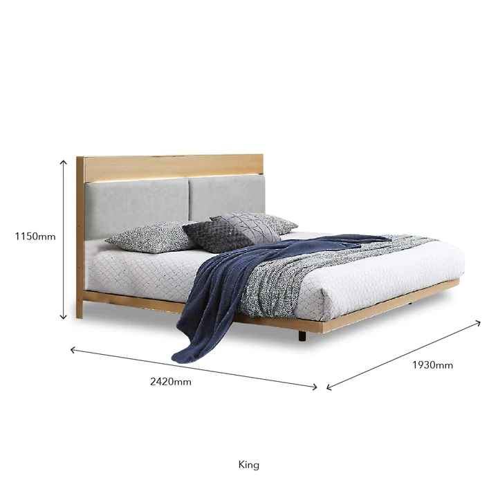 SEITTO Bed Frame Back View